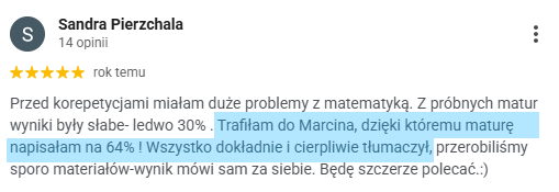 Opinia kursanta 5